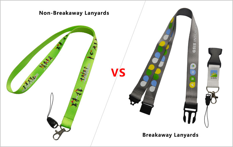 Difference between Breakaway and Non-Breakaway Lanyards